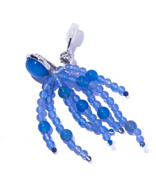 IRIS47(イリスフォーセブン)の「【IRIS 47】tarantella blue agate earring/タランテラ ブルーアゲート イヤリング(イヤリング・レディース・ブルー・FREE)」の4枚目の写真