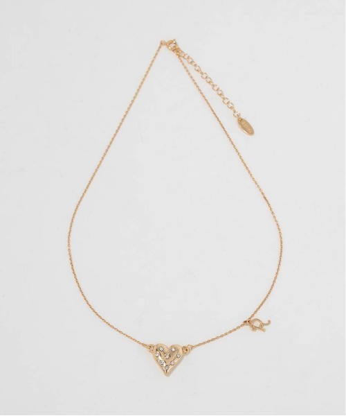 RANDA（ランダ）の「【Heart Collection】ハートビジューネックレス（ネックレス・レディース・シルバー/ゴールド・FREE）」の12枚目の写真