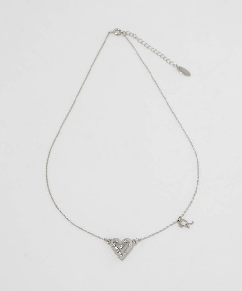 RANDA（ランダ）の「【Heart Collection】ハートビジューネックレス（ネックレス・レディース・シルバー/ゴールド・FREE）」の13枚目の写真