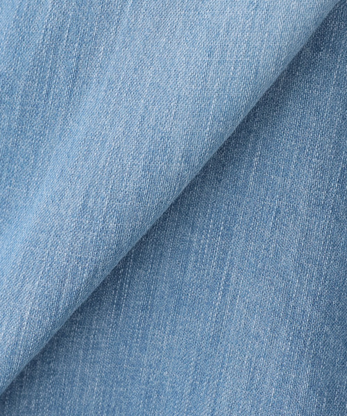 JANE SMITH / JOHN SMITH（ジェーンスミスジョンスミス）の「【JANE SMITH/ジェーンスミス】8oz DENIM REGULAR COLLAR：シャツ（シャツ/ブラウス・レディース・ブルー・X-SMALL）」の4枚目の写真