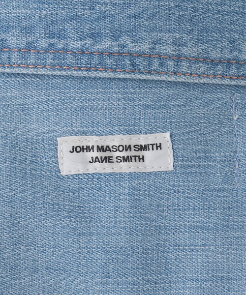 JANE SMITH / JOHN SMITH（ジェーンスミスジョンスミス）の「【JANE SMITH/ジェーンスミス】8oz DENIM REGULAR COLLAR：シャツ（シャツ/ブラウス・レディース・ブルー・X-SMALL）」の18枚目の写真