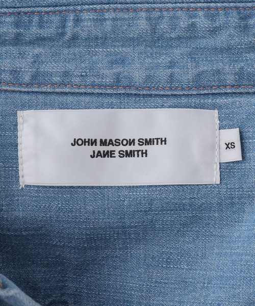 JANE SMITH / JOHN SMITH（ジェーンスミスジョンスミス）の「【JANE SMITH/ジェーンスミス】8oz DENIM REGULAR COLLAR：シャツ（シャツ/ブラウス・レディース・ブルー・X-SMALL）」の17枚目の写真