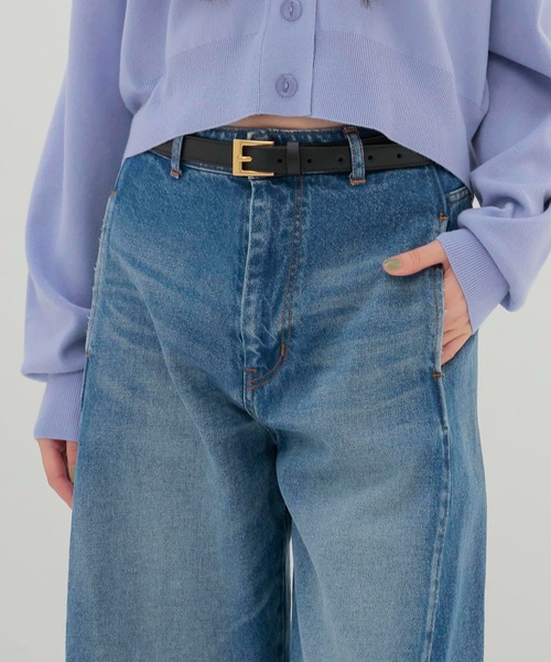 DRESSLAVE（ドレスレイブ）の「1990 barrel denim pants(バレルデニムパンツ)（デニムパンツ・レディース・インディゴブルー/ブルー・38/36）」の12枚目の写真