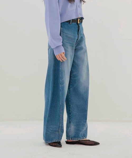 DRESSLAVE（ドレスレイブ）の「1990 barrel denim pants(バレルデニムパンツ)（デニムパンツ・レディース・インディゴブルー/ブルー・38/36）」の10枚目の写真