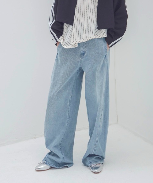 DRESSLAVE（ドレスレイブ）の「1990 barrel denim pants(バレルデニムパンツ)（デニムパンツ・レディース・インディゴブルー/ブルー・38/36）」の15枚目の写真