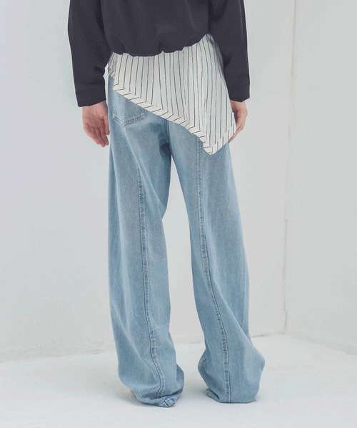 DRESSLAVE（ドレスレイブ）の「1990 barrel denim pants(バレルデニムパンツ)（デニムパンツ・レディース・インディゴブルー/ブルー・38/36）」の17枚目の写真