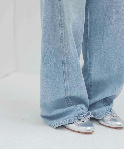 DRESSLAVE（ドレスレイブ）の「1990 barrel denim pants(バレルデニムパンツ)（デニムパンツ・レディース・インディゴブルー/ブルー・38/36）」の18枚目の写真