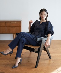 jacquard peplum set up