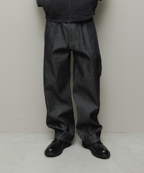 BAL（バル）の「12OZ STRAIGHT LEG 5P JEAN（デニムパンツ・メンズ・ブラック/インディゴブルー・3/2/1/4）」の3枚目の写真