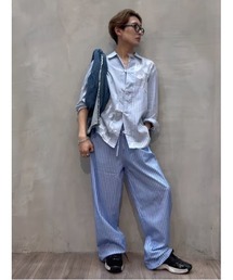 新品✨タグ付き♪定価14,900円　デシグアル　ブラウス　ブルー系　大特価‼️ Desigual｜デシグアルのシャツ/ブラウス（ブルー・ネイビー/青色系