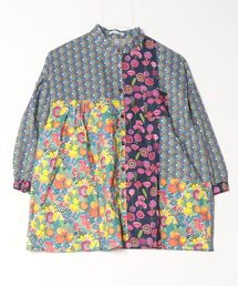 sandy | パッチワークスタンドカラーBL(シャツ/ブラウス)