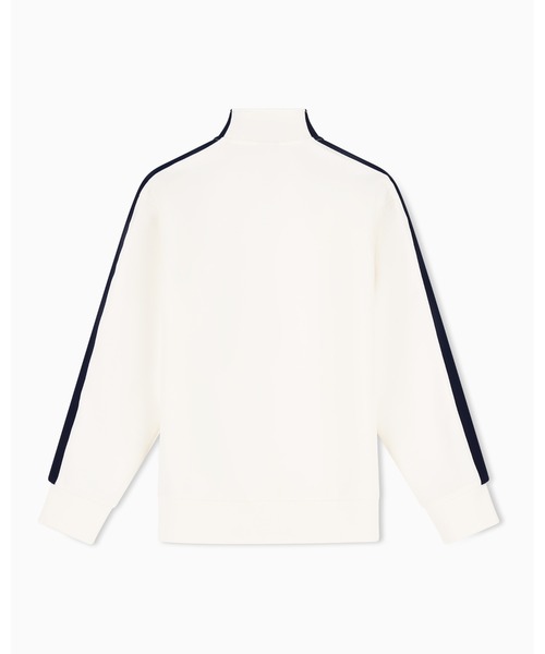 ARMANI EXCHANGE(アルマーニエクスチェンジ)の「【A|X アルマーニ エクスチェンジ】AXロゴ サイドテープ スタンドカラージップアップスウェットシャツ(スウェット・メンズ・セージグリーン/ダークネイビー/ホワイト・X-SMALL/X-LARGE/SMALL/MEDIUM/LARGE)」の14枚目の写真