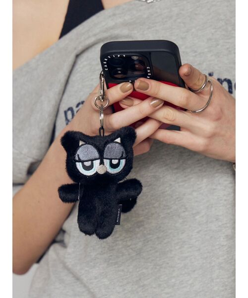 EMODA（エモダ）の「MOOA EMMA KEYRING（キーケース/キーアクセサリー・レディース・ホワイト/ブラック・FREE）」の4枚目の写真