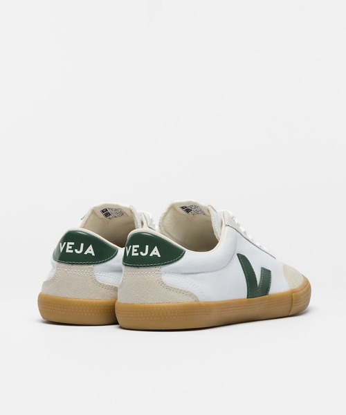 VEJA(ヴェジャ)の「VEJA / “VOLLEY CANVAS” スニーカー(スニーカー・レディース・ホワイト/モスグリーン/ホワイト×グリーン・39/38/37/36/42/41/40)」の7枚目の写真