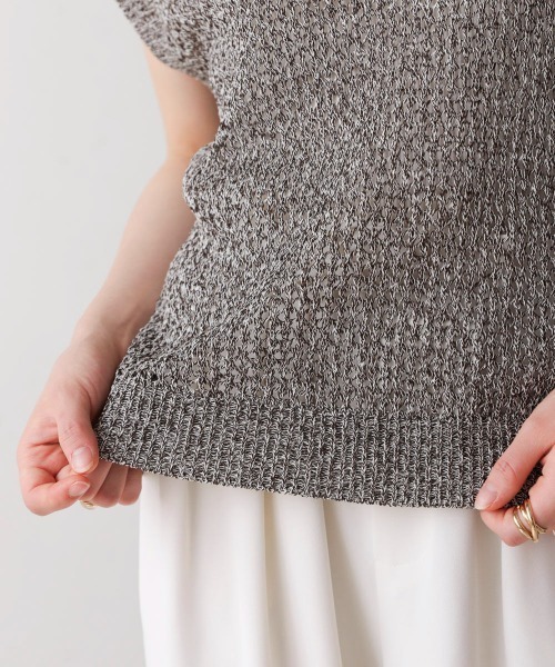 Bou Jeloud(ブージュルード)の「ミックスカラーロゴメッシュニット(ニット/セーター・レディース・イエロー・FREE)」の13枚目の写真