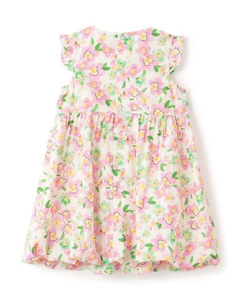 sense of wonder(センスオブワンダー)の「小花柄バルーンワンピース(シャツワンピース・キッズ・ピンク/ブルー・80cm/130cm/120cm/110cm/100cm/90cm)」の3枚目の写真