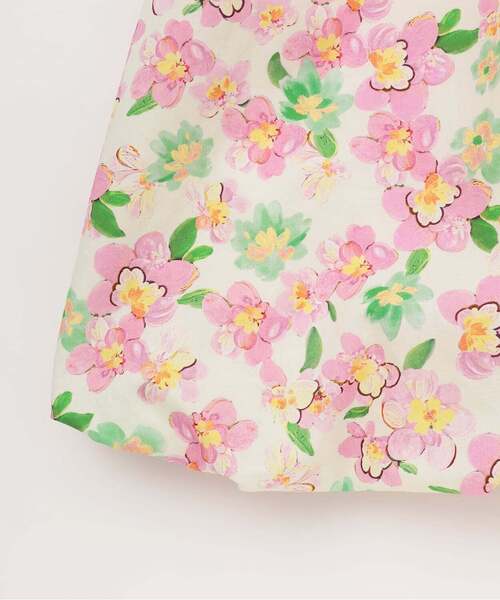sense of wonder(センスオブワンダー)の「小花柄バルーンワンピース(シャツワンピース・キッズ・ピンク/ブルー・80cm/130cm/120cm/110cm/100cm/90cm)」の6枚目の写真