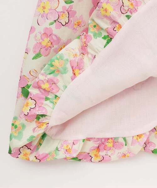 sense of wonder(センスオブワンダー)の「小花柄バルーンワンピース(シャツワンピース・キッズ・ピンク/ブルー・80cm/130cm/120cm/110cm/100cm/90cm)」の7枚目の写真
