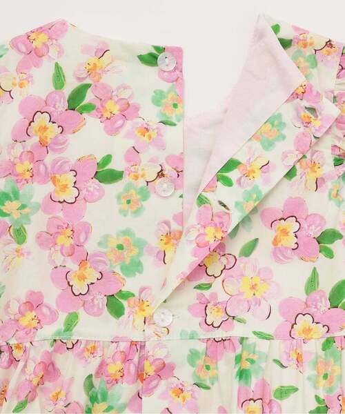 sense of wonder(センスオブワンダー)の「小花柄バルーンワンピース(シャツワンピース・キッズ・ピンク/ブルー・80cm/130cm/120cm/110cm/100cm/90cm)」の8枚目の写真