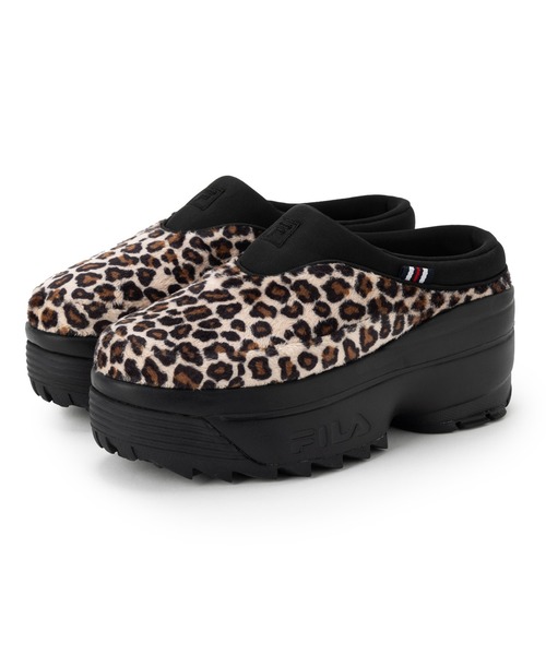 FILA(フィラ)の「FILA フィラ 厚底スニーカー DISRUPTOR WEDGE MOC ディスラプター ウェッジ モック FM0101019014/FM0101019217/FM0102094015(スニーカー・レディース・ブラック系その他/ブラック・23.5cm/24.0cm/24.5cm/25.0cm/23.0cm)」の2枚目の写真