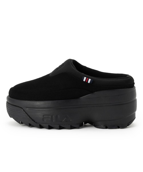 FILA(フィラ)の「FILA フィラ 厚底スニーカー DISRUPTOR WEDGE MOC ディスラプター ウェッジ モック FM0101019014/FM0101019217/FM0102094015(スニーカー・レディース・ブラック系その他/ブラック・23.5cm/24.0cm/24.5cm/25.0cm/23.0cm)」の3枚目の写真