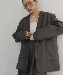 hellam（へラム）の「リネンライクジャケット（テーラードジャケット）」