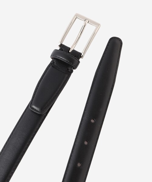 MACKINTOSH LONDON（マッキントッシュ ロンドン）の「【WEB・一部店舗限定】オメガバックルレザーベルト（ベルト・メンズ・ブラック/ダークブラウン・FREE）」の4枚目の写真