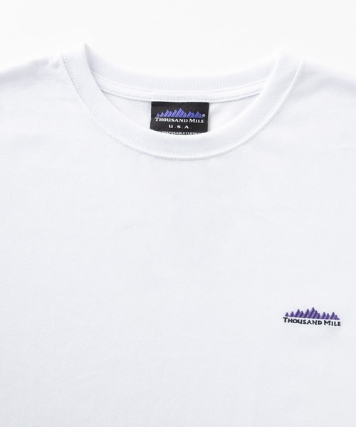 THOUSAND MILE（サウザンドマイル）の「THOUSAND MILE/サウザンドマイル SHORT SLEEVE T-SHIRT & SHORT PANTS SET ショートスリーブTシャツ＆ショートパンツ セット 2026年春夏（Tシャツ/カットソー・メンズ・ホワイト×ブラック/ホワイト×グレー・XS/M/L/XL）」の16枚目の写真