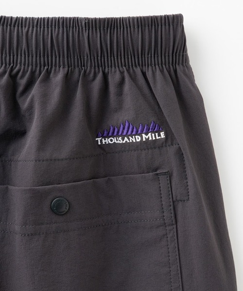 THOUSAND MILE（サウザンドマイル）の「THOUSAND MILE/サウザンドマイル SHORT SLEEVE T-SHIRT & SHORT PANTS SET ショートスリーブTシャツ＆ショートパンツ セット 2026年春夏（Tシャツ/カットソー・メンズ・ホワイト×ブラック/ホワイト×グレー・XS/M/L/XL）」の3枚目の写真