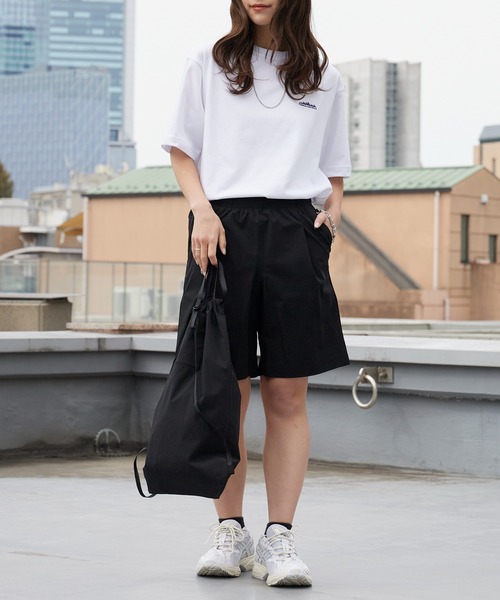 THOUSAND MILE（サウザンドマイル）の「THOUSAND MILE/サウザンドマイル SHORT SLEEVE T-SHIRT & SHORT PANTS SET ショートスリーブTシャツ＆ショートパンツ セット 2026年春夏（Tシャツ/カットソー・メンズ・ホワイト×ブラック/ホワイト×グレー・XS/M/L/XL）」の19枚目の写真