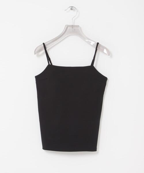 URBAN RESEARCH(アーバンリサーチ)の「カップ付きバックオープンキャミソール(キャミソール・レディース・オフホワイト/ブラック・FREE)」の1枚目の写真