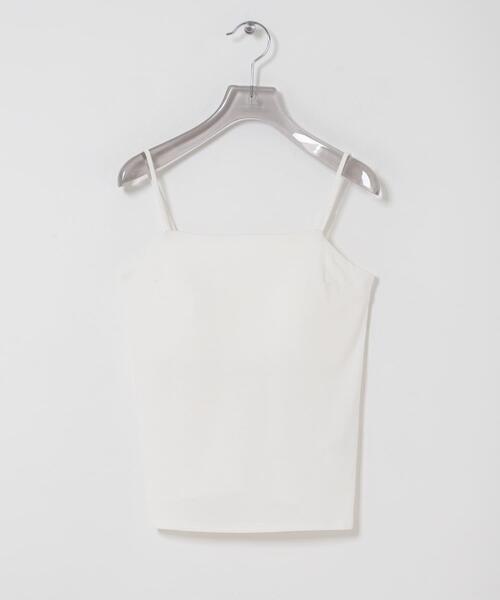 URBAN RESEARCH(アーバンリサーチ)の「カップ付きバックオープンキャミソール(キャミソール・レディース・オフホワイト/ブラック・FREE)」の3枚目の写真