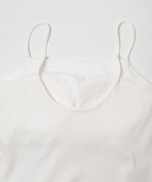 URBAN RESEARCH(アーバンリサーチ)の「カップ付きバックオープンキャミソール(キャミソール・レディース・オフホワイト/ブラック・FREE)」の7枚目の写真