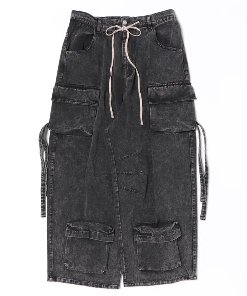 DANKE SCHON（ダンケシェーン）の「【WEB&DEPOT限定】DankeSchon/ダンケシェーン/MULTI POCKET DENIM CARGO PANTS（デニムパンツ・メンズ・ホワイト/グレー/ブラック・L/M/S）」の3枚目の写真