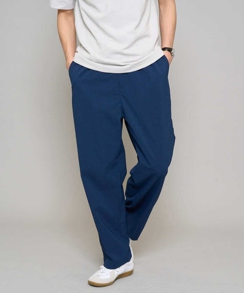 a.v.v（アーヴェヴェ）の「【イージーケア/洗濯機で洗える/毛玉になりにくい/ストレッチ】春リライト ワイドシルエットイージーパンツ（その他パンツ・メンズ・ネイビー/チャコールグレー/ベージュ・46/48）」の5枚目の写真