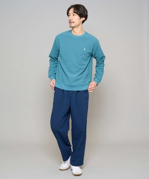 a.v.v（アーヴェヴェ）の「【イージーケア/洗濯機で洗える/毛玉になりにくい/ストレッチ】春リライト ワイドシルエットイージーパンツ（その他パンツ・メンズ・ネイビー/チャコールグレー/ベージュ・46/48）」の7枚目の写真