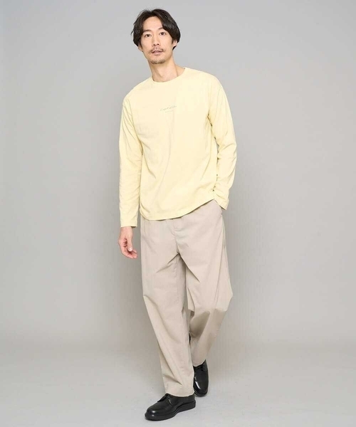 a.v.v（アーヴェヴェ）の「【イージーケア/洗濯機で洗える/毛玉になりにくい/ストレッチ】春リライト ワイドシルエットイージーパンツ（その他パンツ・メンズ・ネイビー/チャコールグレー/ベージュ・46/48）」の13枚目の写真