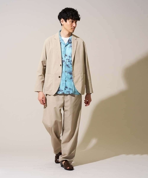 a.v.v（アーヴェヴェ）の「【イージーケア/洗濯機で洗える/毛玉になりにくい/ストレッチ】春リライト ワイドシルエットイージーパンツ（その他パンツ・メンズ・ネイビー/チャコールグレー/ベージュ・46/48）」の14枚目の写真