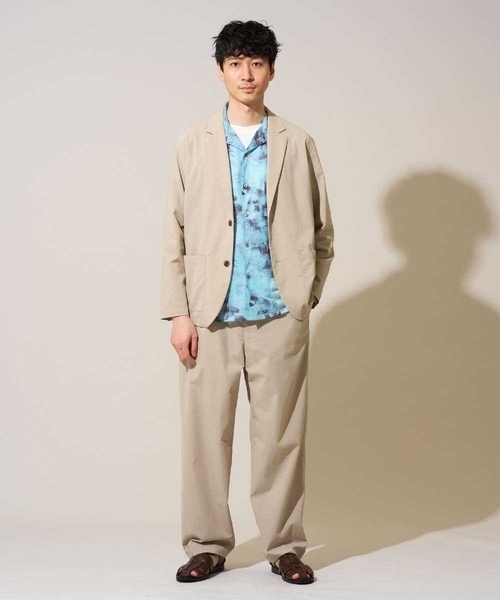 a.v.v（アーヴェヴェ）の「【イージーケア/洗濯機で洗える/毛玉になりにくい/ストレッチ】春リライト ワイドシルエットイージーパンツ（その他パンツ・メンズ・ネイビー/チャコールグレー/ベージュ・46/48）」の15枚目の写真