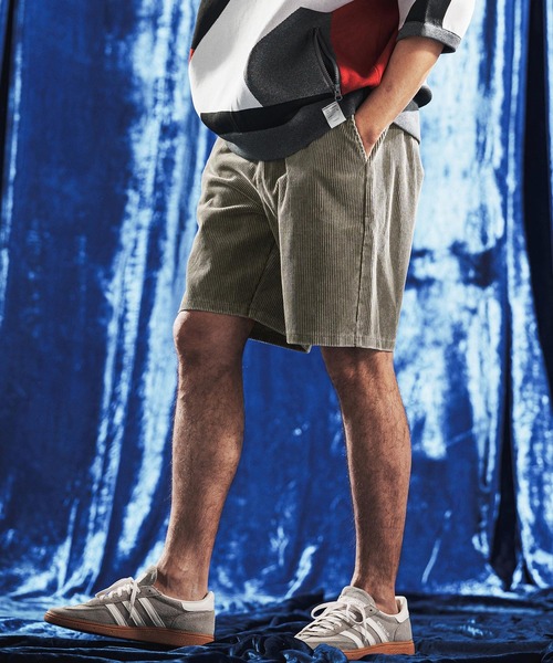 ANGENEHM(アンゲネーム)の「mp14894- Vintage Wash Corduroy Relax Shorts ショートパンツ(AG06-013scg)(その他パンツ・メンズ・ブラック/ワイン/オリーブ/ネイビー/ベージュ・M/S/L)」の3枚目の写真