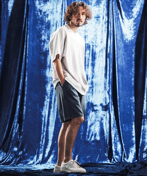 ANGENEHM(アンゲネーム)の「mp14894- Vintage Wash Corduroy Relax Shorts ショートパンツ(AG06-013scg)(その他パンツ・メンズ・ブラック/ワイン/オリーブ/ネイビー/ベージュ・M/S/L)」の12枚目の写真