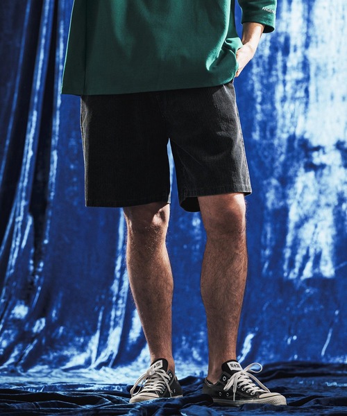 ANGENEHM(アンゲネーム)の「mp14894- Vintage Wash Corduroy Relax Shorts ショートパンツ(AG06-013scg)(その他パンツ・メンズ・ブラック/ワイン/オリーブ/ネイビー/ベージュ・M/S/L)」の13枚目の写真