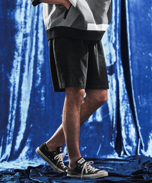ANGENEHM(アンゲネーム)の「mp14894- Vintage Wash Corduroy Relax Shorts ショートパンツ(AG06-013scg)(その他パンツ・メンズ・ブラック/ワイン/オリーブ/ネイビー/ベージュ・M/S/L)」の14枚目の写真