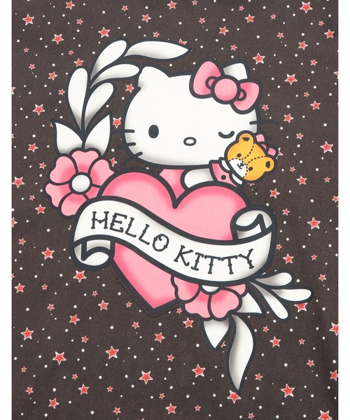 Little sunny bite(リトルサニーバイト)の「《Little sunny bite》hello kitty x little sunny bite star print long tee(Tシャツ/カットソー・レディース・ホワイト/ピンク/ブラック・MEDIUM/SMALL)」の19枚目の写真