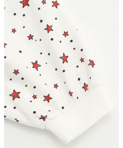 Little sunny bite(リトルサニーバイト)の「《Little sunny bite》hello kitty x little sunny bite star print long tee(Tシャツ/カットソー・レディース・ホワイト/ピンク/ブラック・MEDIUM/SMALL)」の13枚目の写真