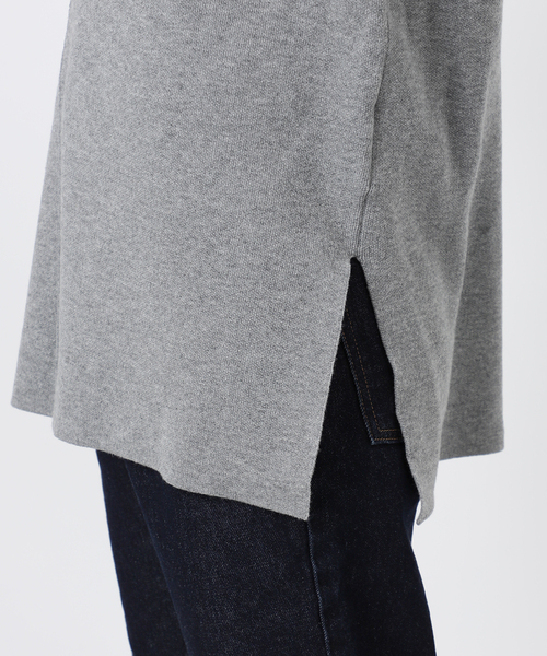 SLOBE IENA（スローブイエナ）の「《WEB限定/追加》ダブルフェイスコットンニットベスト（ベスト・レディース・ブラック/チャコールグレー・FREE）」の7枚目の写真