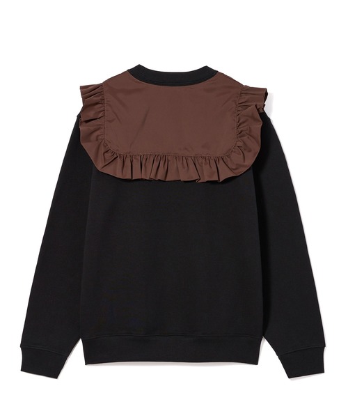 NON TOKYO(ノントーキョー)の「FRILL COLLAR PO SWEAT(スウェット・レディース・ブルー/ブラック/カーキ・FREE)」の8枚目の写真