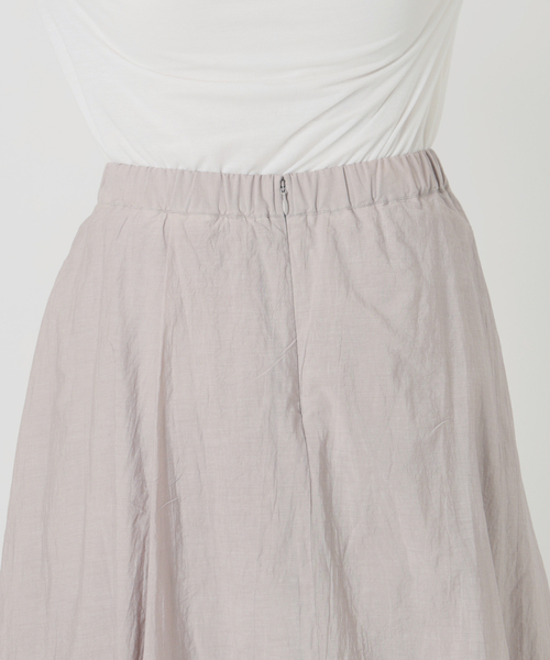 La TOTALITE(ラトータリテ)の「【洗える】シアーランダムフレアスカート(スカート・レディース・ホワイト/ライトグレー・38/36)」の19枚目の写真