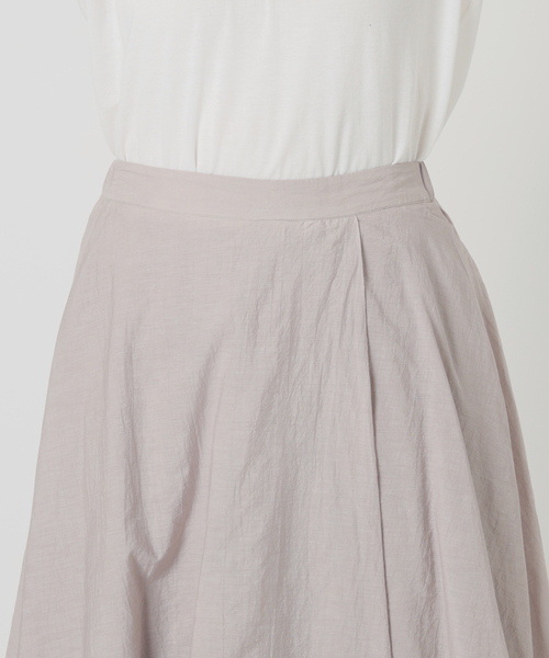 La TOTALITE(ラトータリテ)の「【洗える】シアーランダムフレアスカート(スカート・レディース・ホワイト/ライトグレー・38/36)」の20枚目の写真