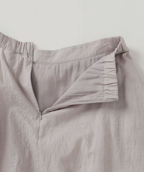 La TOTALITE(ラトータリテ)の「【洗える】シアーランダムフレアスカート(スカート・レディース・ホワイト/ライトグレー・38/36)」の22枚目の写真